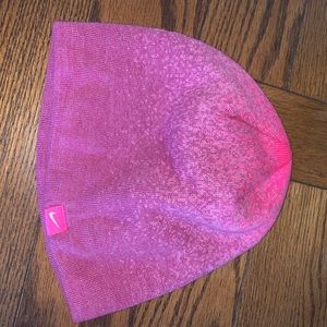 New pink Nike beanie